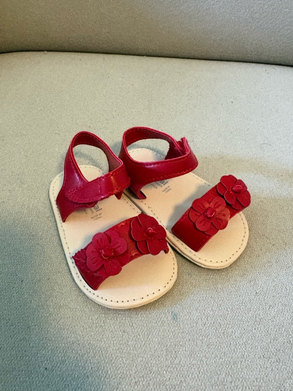 Mayoral Red Floral Sandals